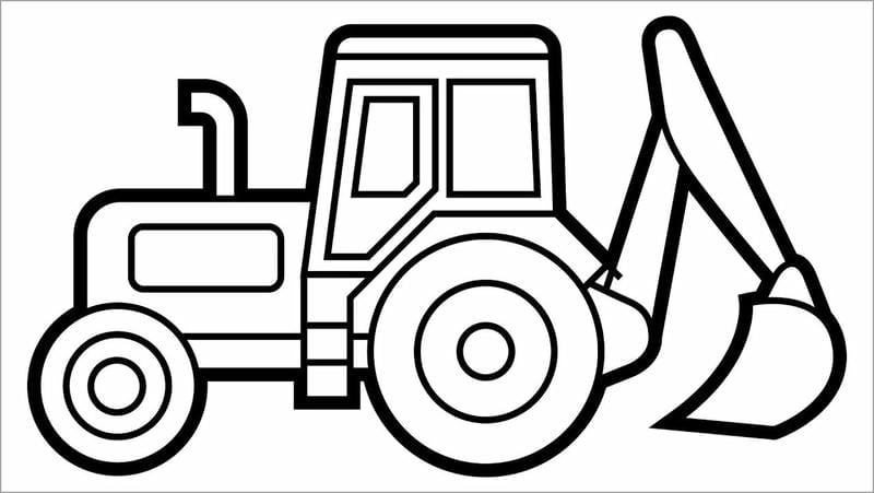 Tranh tô màu phương tiện giao thông đường bộ