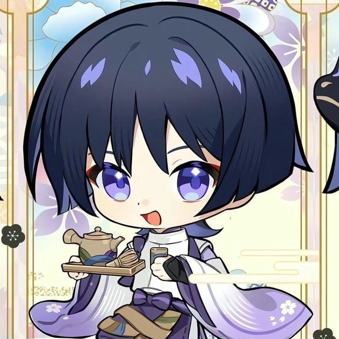 Hình wanderer chibi phù hợp làm avatar cá tính
