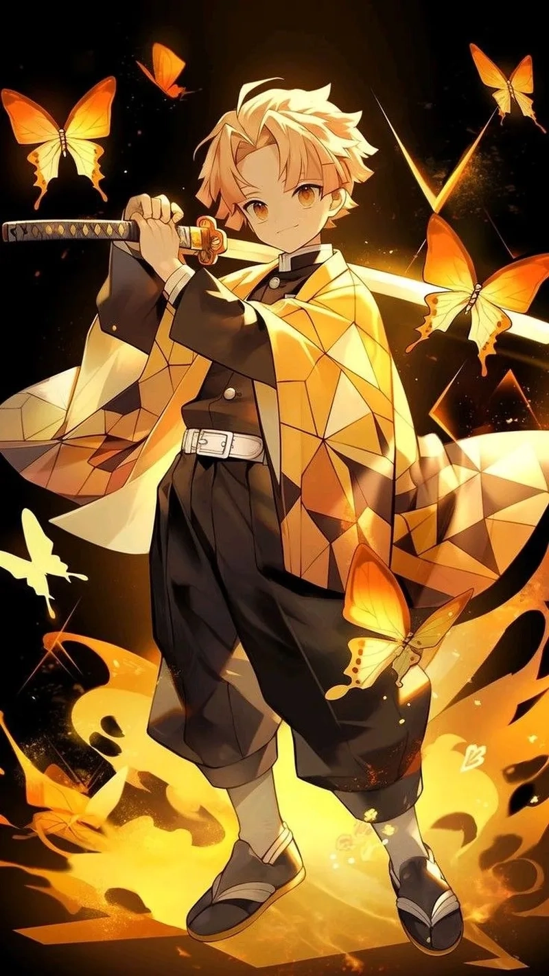 Không thể bỏ qua những hình ảnh Zenitsu dễ thương