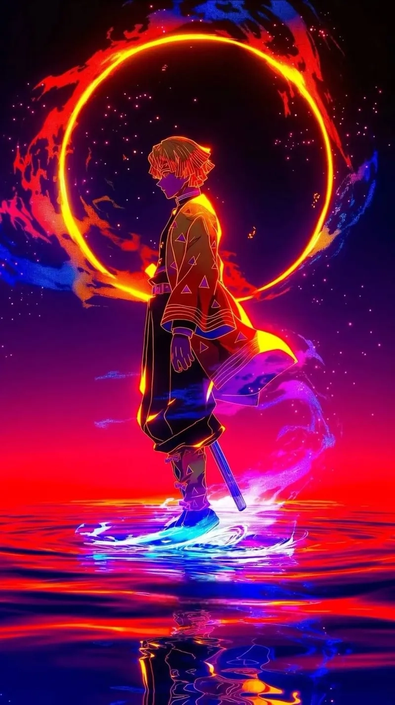 Thần thái chiến đấu trong bộ Zenitsu ngầu