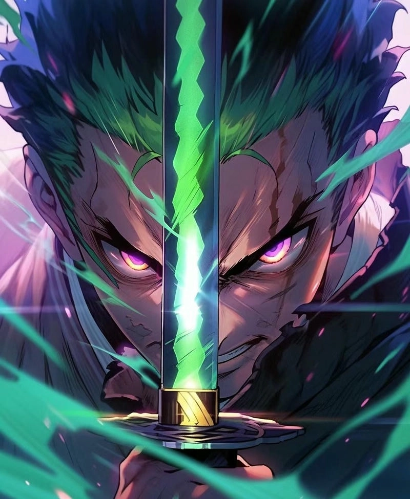 Hình nền One Piece Zoro ngầu chạm đến từng giác quan