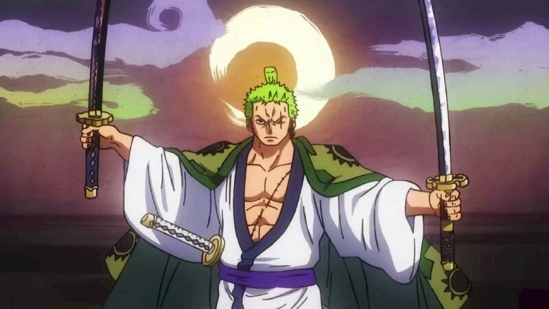 Ảnh nền Zoro ngầu như muốn xé toạc màn hình điện thoại