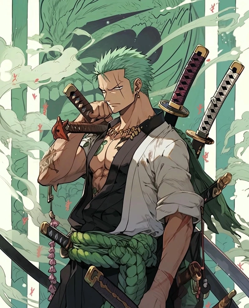 Avatar One Piece Zoro chuẩn thần thái kiếm khách bậc nhất