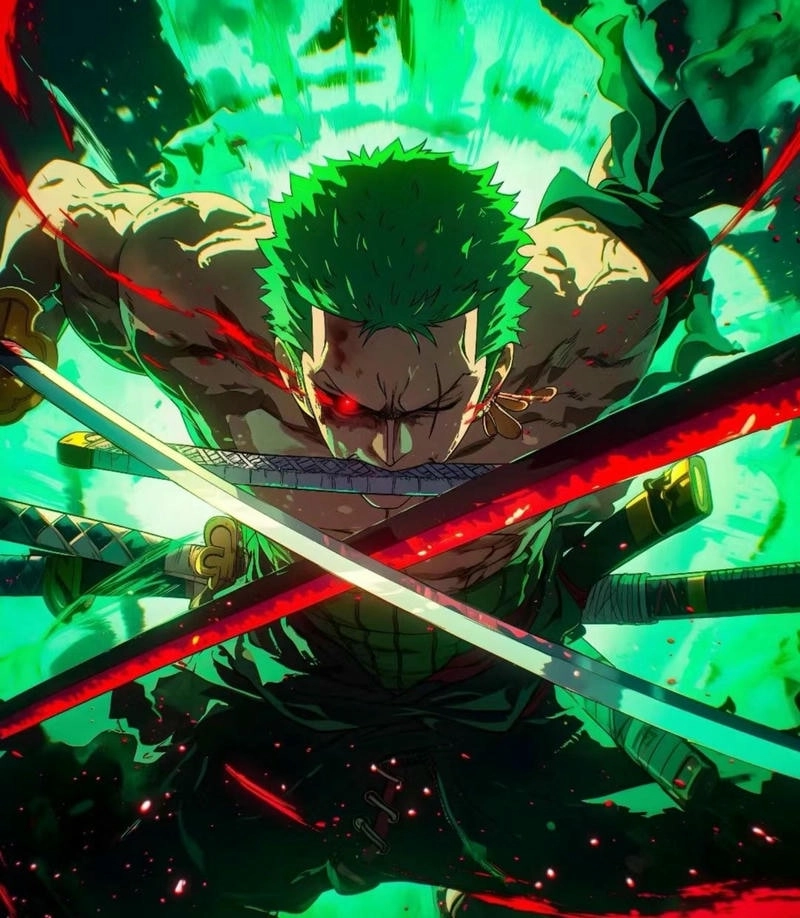 Ảnh Zoro Full HD sắc nét như vừa bước ra từ truyện