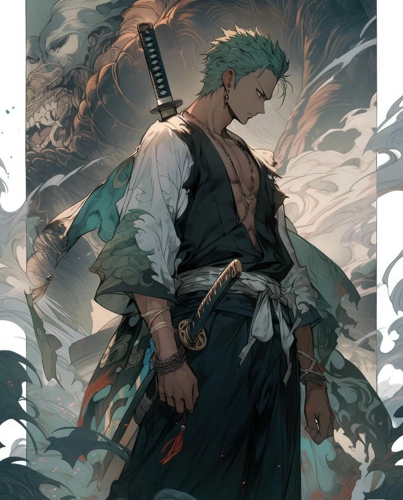 Hình nền Zoro cho điện thoại chất như nước cất