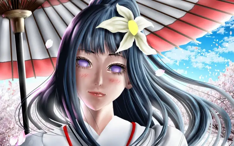 Hình ảnh sắc nét của Hinata Hyuga 4k