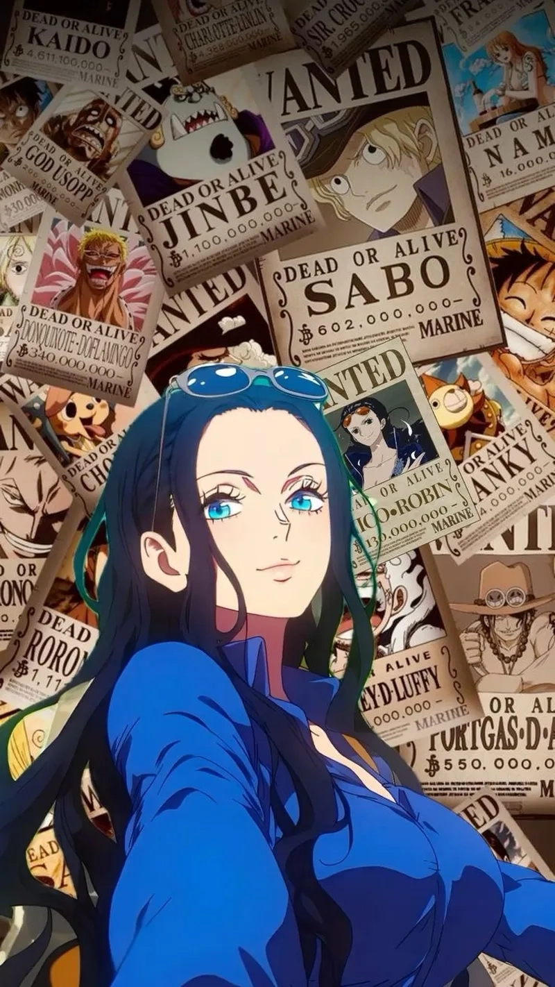 Bộ sưu tập thời trang Nico Robin outfits cực chất