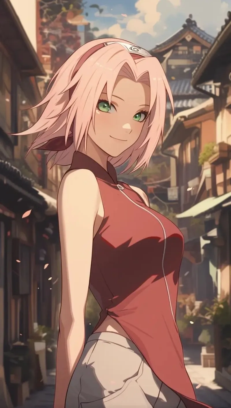 Hình ảnh độc đáo trong Anime Sakura Haruno được fan yêu thích