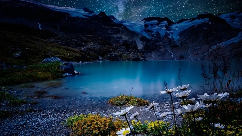 Ảnh phong cảnh đêm đẹp huyền ảo và sâu lắng