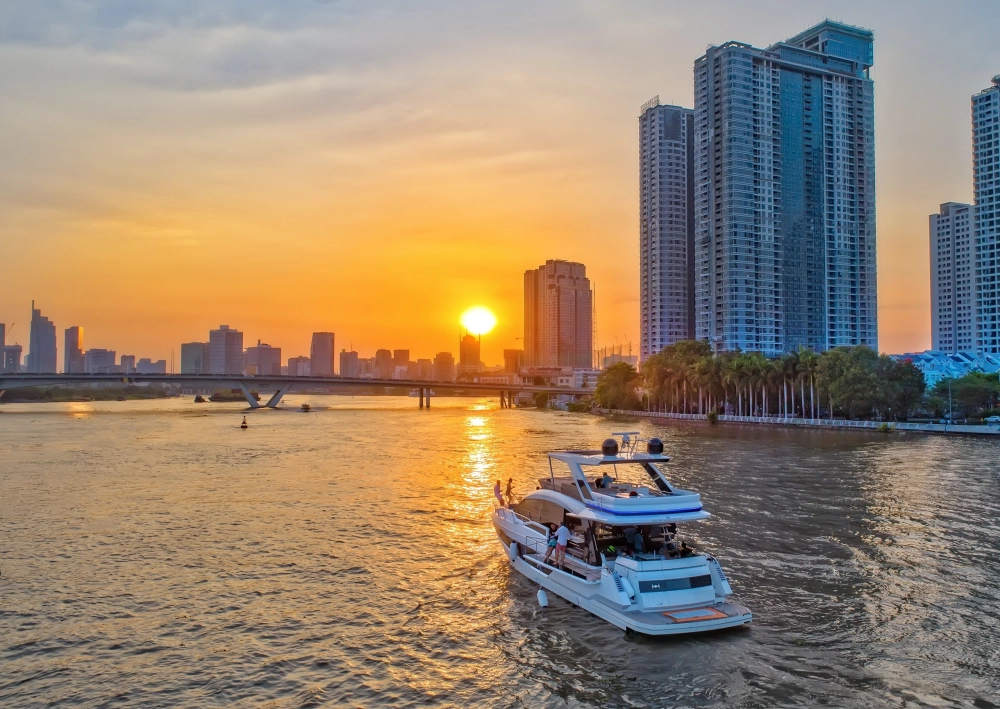 Một góc Sài Gòn đẹp nao lòng từ trên cao