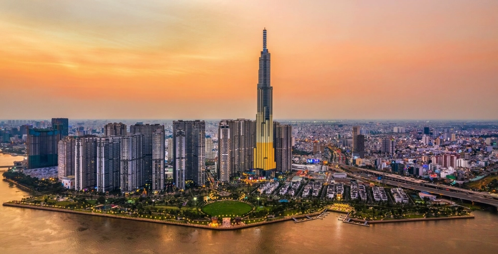 Phong cảnh Sài Gòn bên sông Sài Gòn