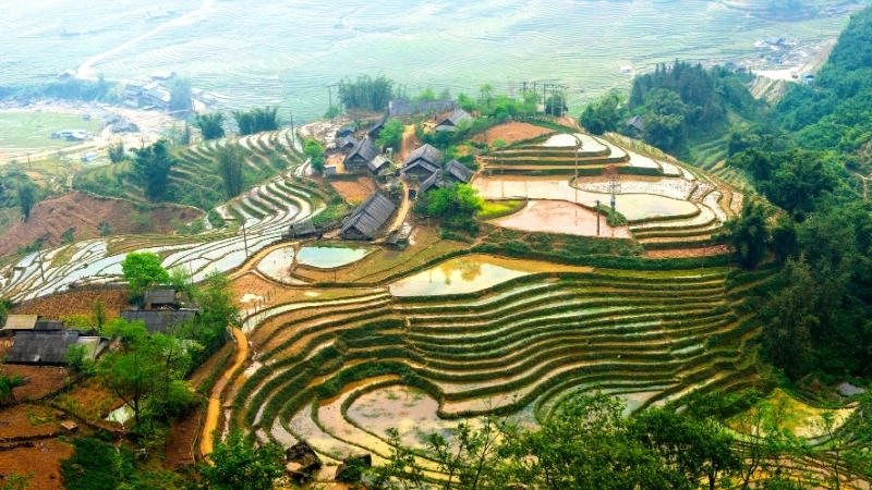 Nét thơ mộng của phong cảnh sa pa