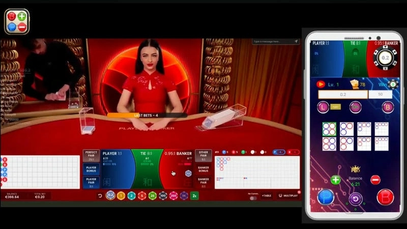  Giao diện bàn cược Baccarat trực tuyến tại nhà cái Good88