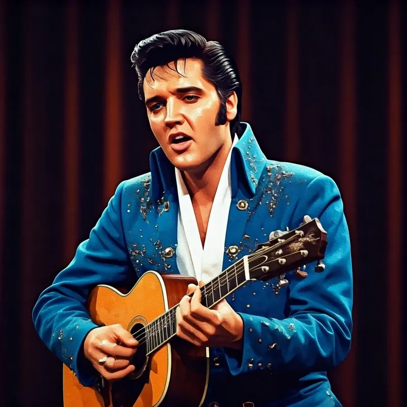Khoảnh khắc đời thường hiếm hoi của Elvis Presley