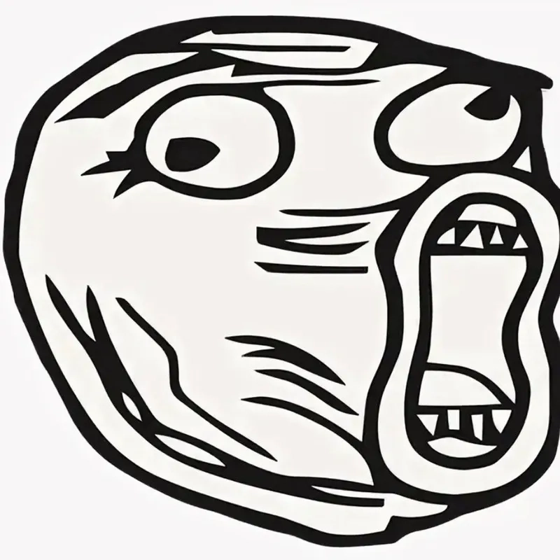 Phiên bản buồn bã của sad troll face meme