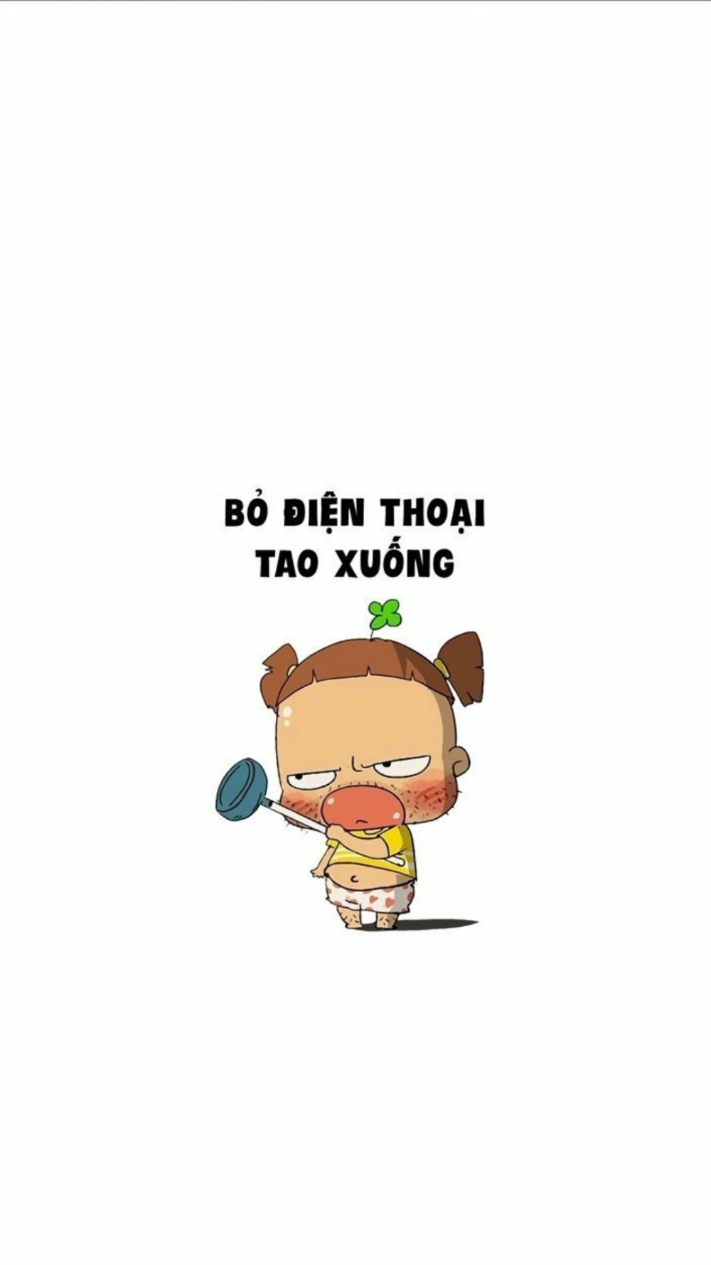 Hình nền đt bỏ điện thoại tao xuống