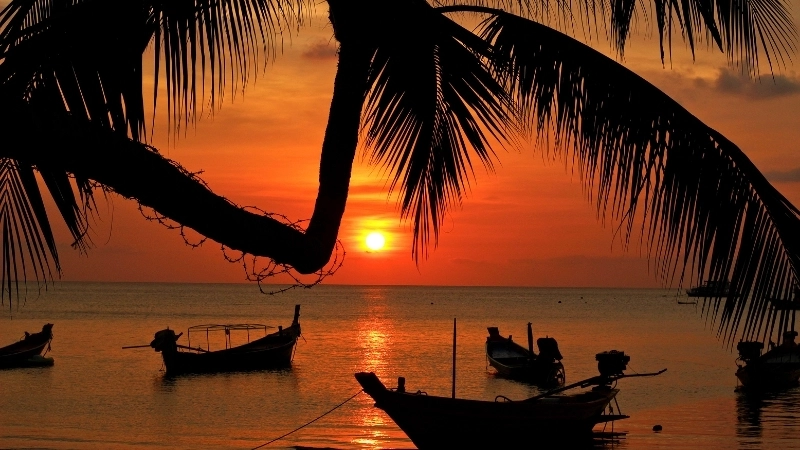 Ảnh phong cảnh hoàng hôn đẹp và lãng mạn