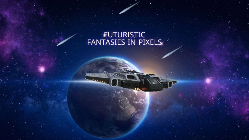 Một nền galaxy đầy màu sắc và bí ẩn