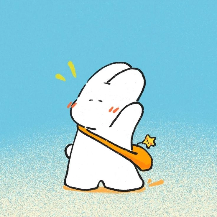 Hình nền đt thỏ 7 màu hài hước