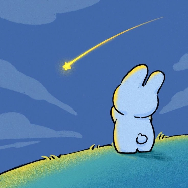 Hình nền thỏ bảy màu cute cho điện thoại