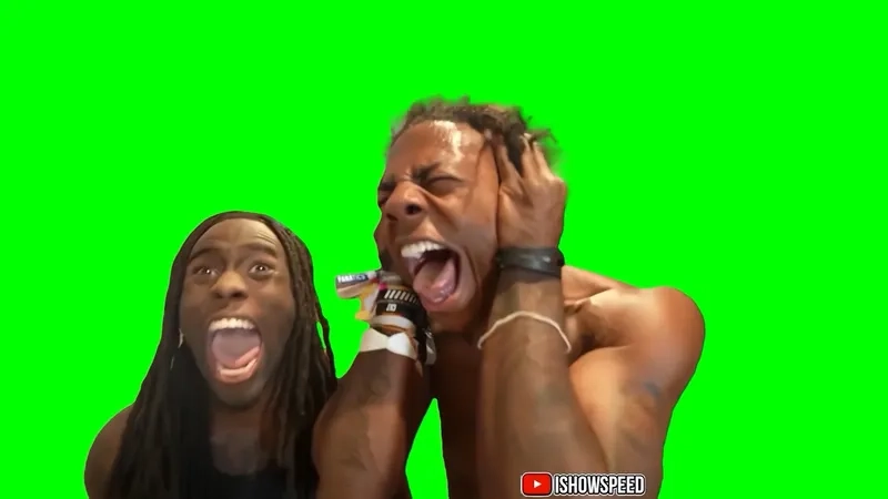 Biểu cảm trong IShow Speed screaming meme