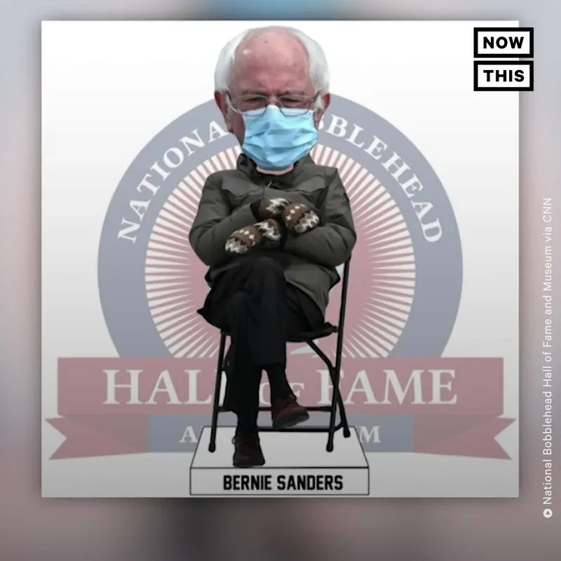 Bức ảnh meme Bernie ngồi trên ghế nổi tiếng