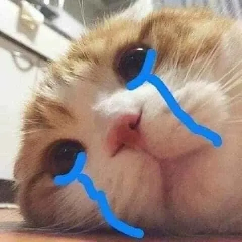 Meme 3D của emoji đang khóc