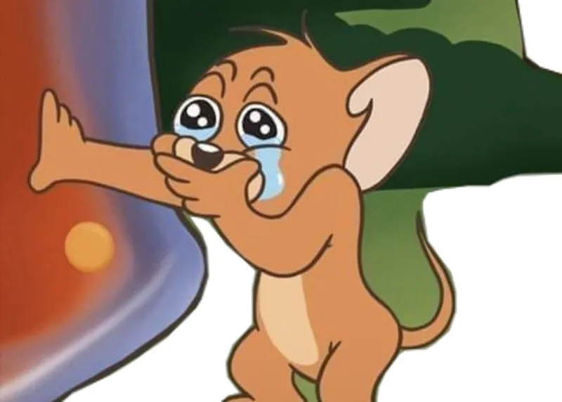 Meme emoji khóc lóc thảm thiết