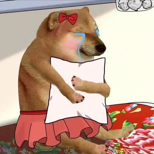 Biểu cảm meme emoji khóc cường điệu