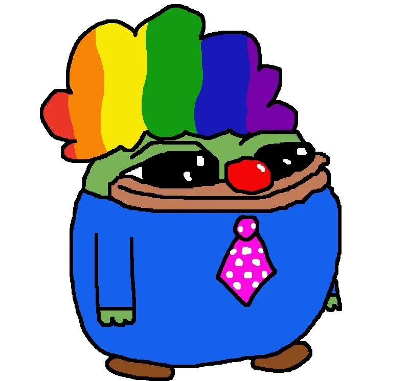 Template meme chú hề để chế ảnh