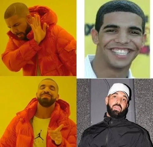 Làm meme Drake không logo