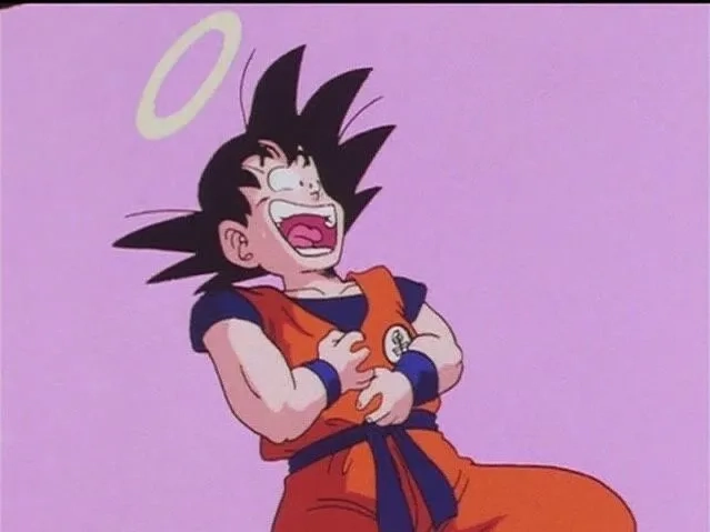Black Goku meme với nụ cười nham hiểm