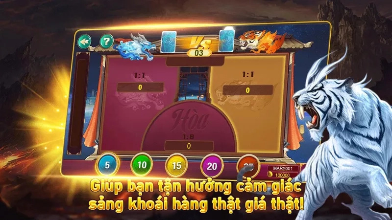 Bảng trả thưởng hấp dẫn của game tại nhà cái Kingfun