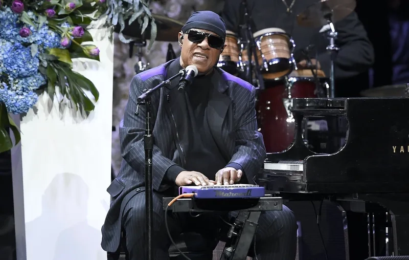 Hình ảnh truyền cảm hứng về nghị lực của Stevie Wonder