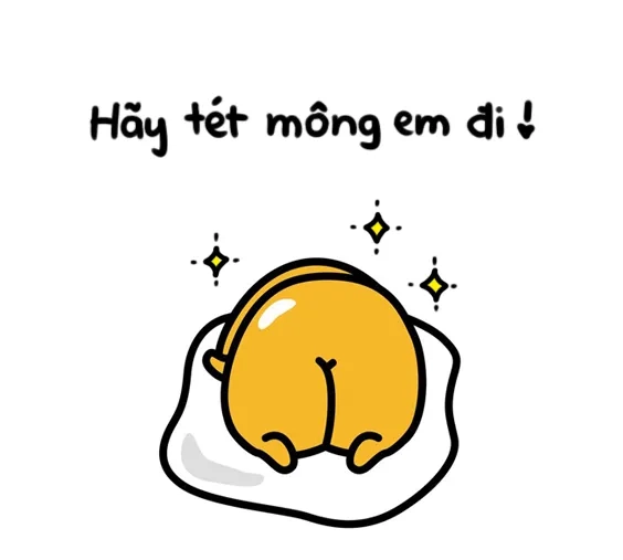 Meme tét mông hài hước