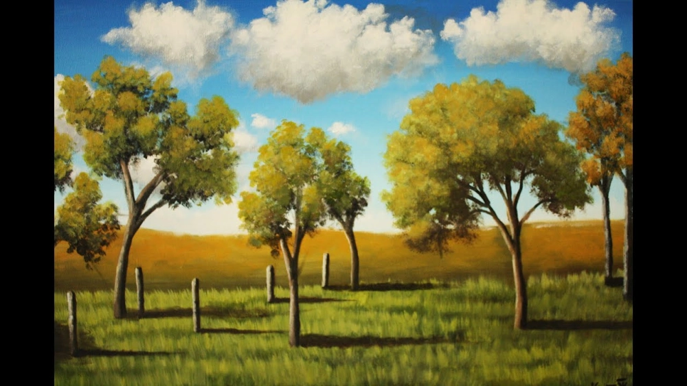 Top tranh phong cảnh đơn giản và đẹp nhất