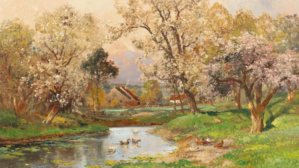 Vẻ đẹp hùng vĩ của tranh phong cảnh quê hương đất nước