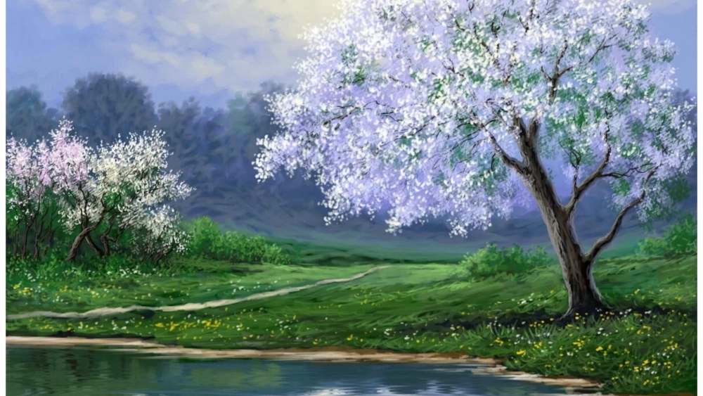 Tải về hình nền cảnh mùa xuân Full HD