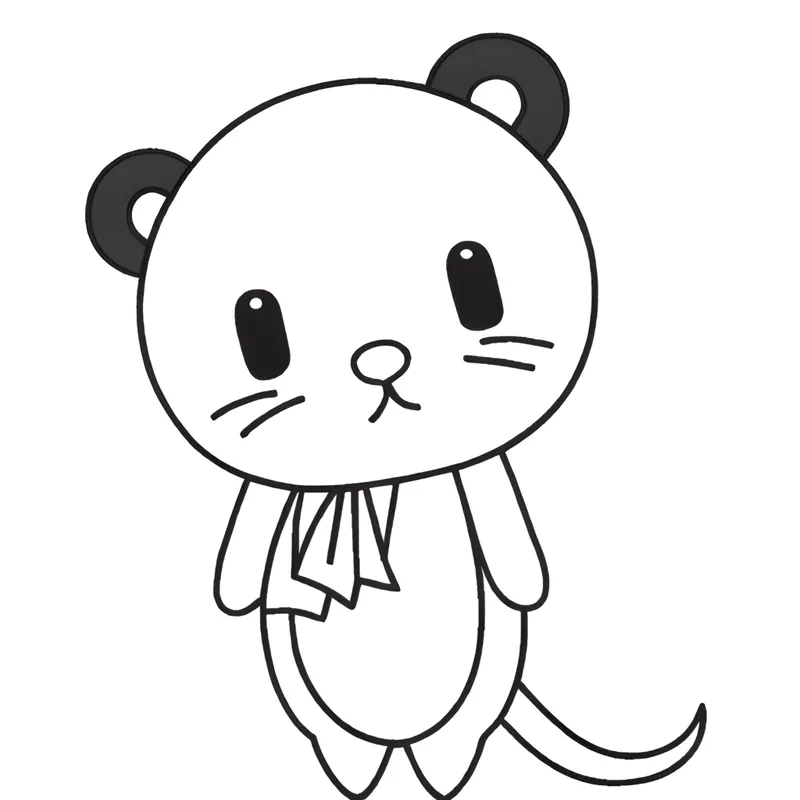 Tô màu gấu Po trong Kungfu Panda