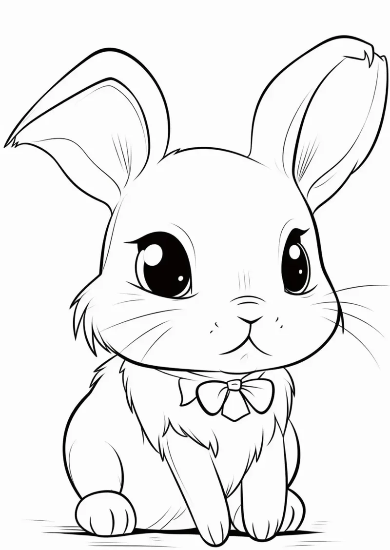 Tải ảnh làm avatar thỏ chibi cho mạng xã hội
