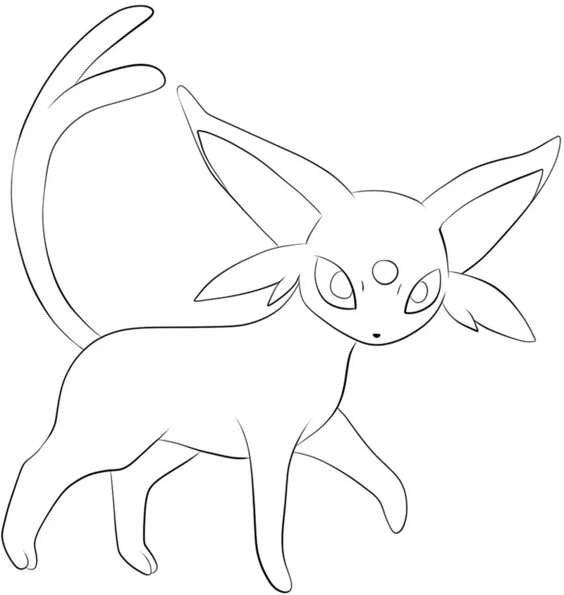 Umbreon chibi đang ngủ