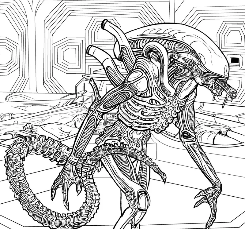 Xenomorph và Predator chibi đối đầu