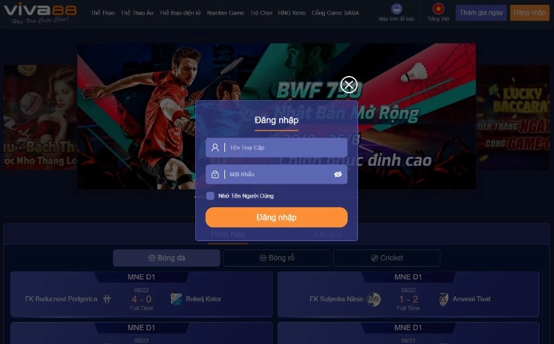 Cách đăng ký tài khoản Viva88 nhanh chóng