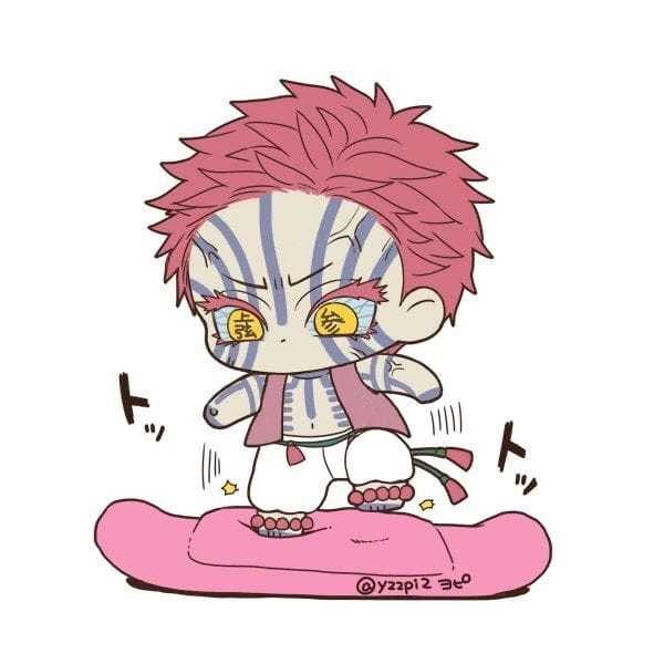 Khoảnh khắc Akaza cute hiếm hoi