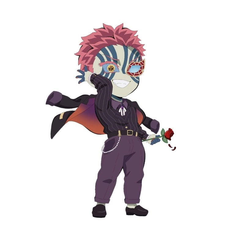 Mô hình Akaza figure chi tiết