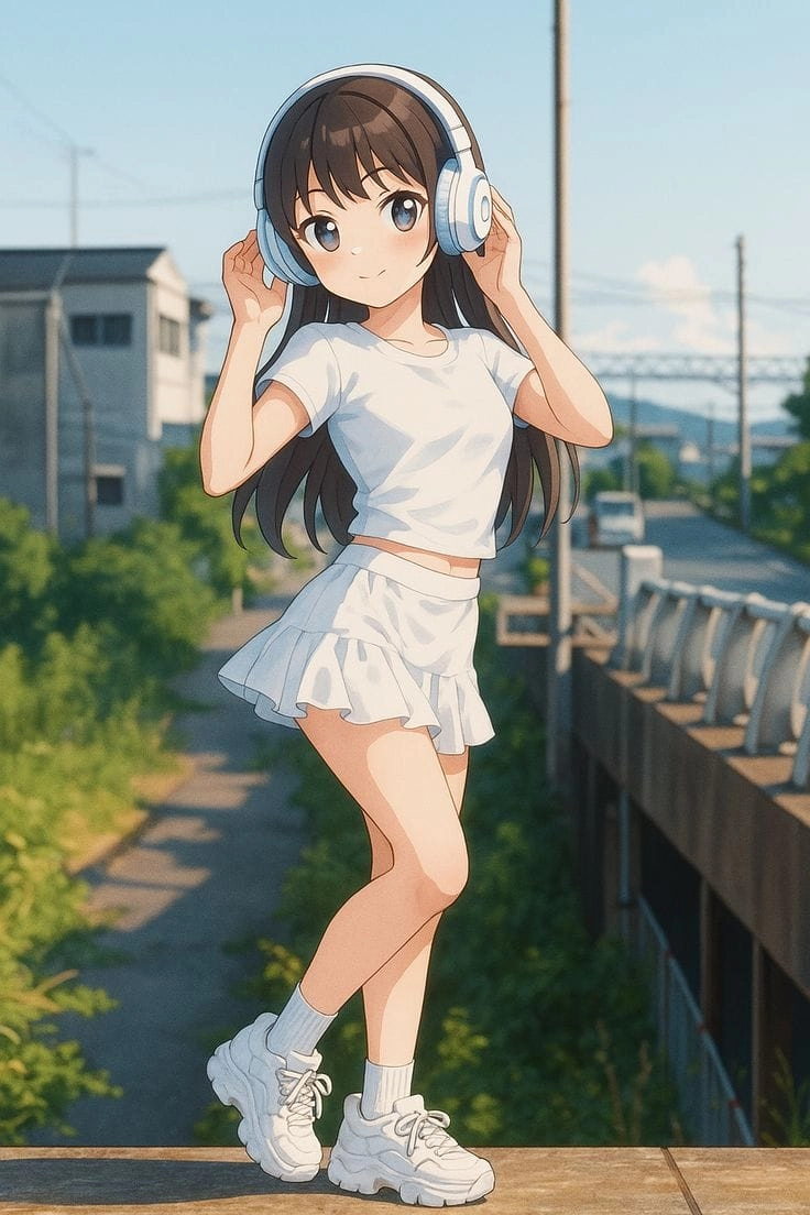 Vẻ đẹp của ảnh anime cô gái đeo kính