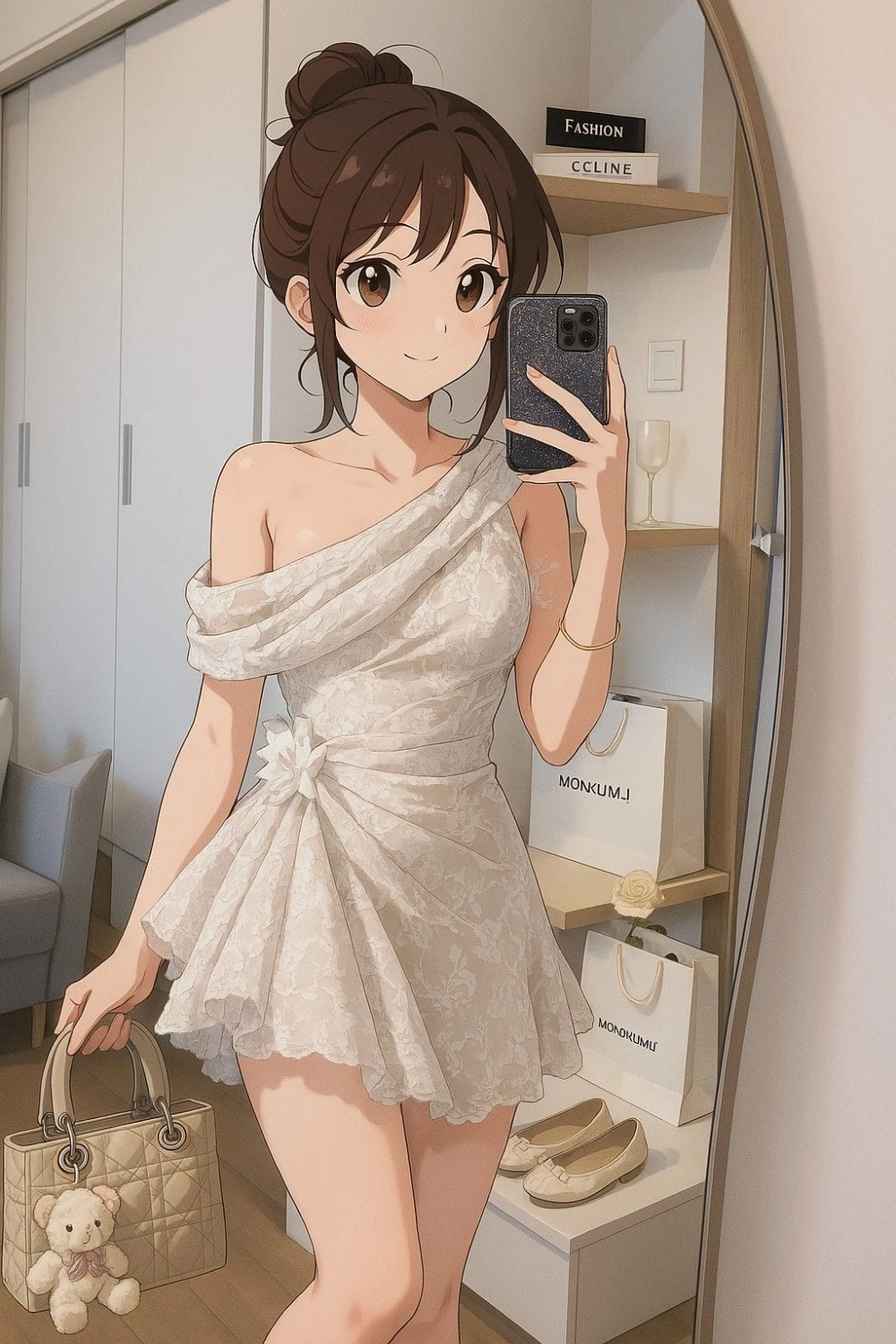 Vẻ đẹp trong sáng của anh anime gai xinh