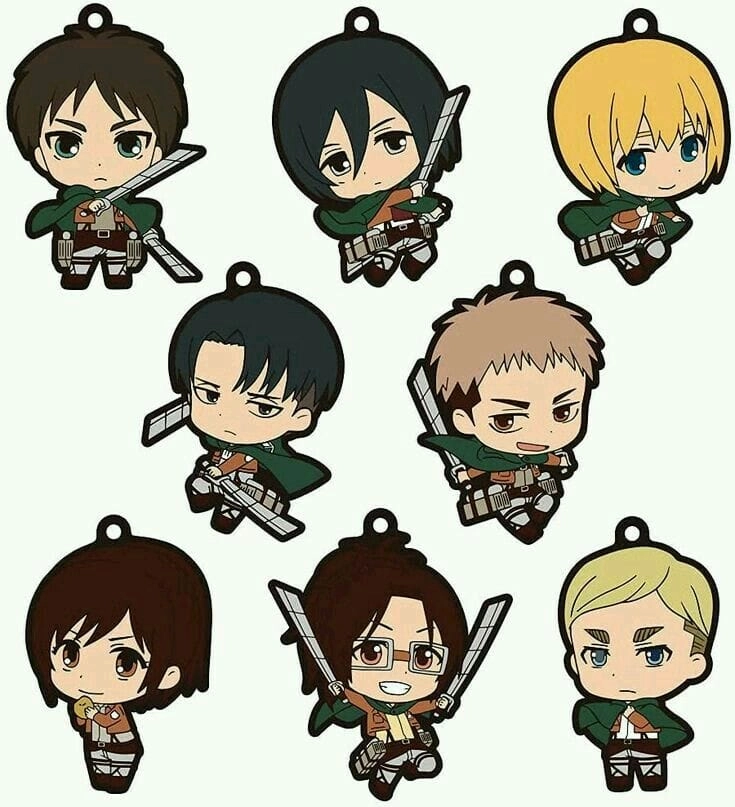 Thú nhồi bông attack on titan plush dễ thương