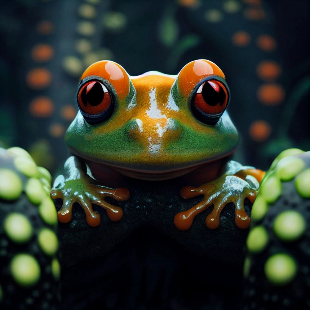 Avatar ếch đội nón lá độc đáo