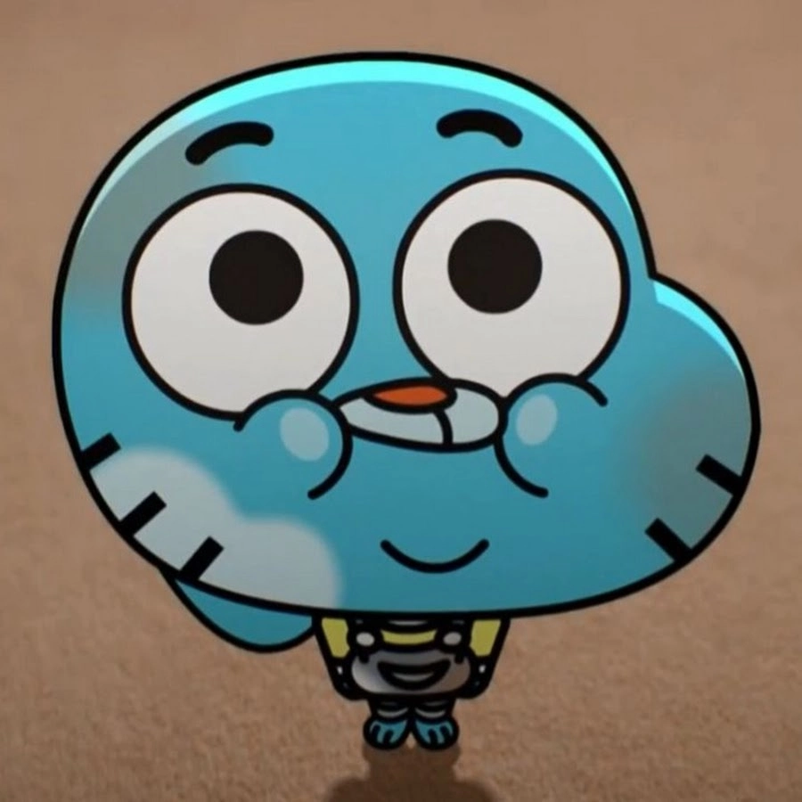 Avatar gumball cute với biểu cảm ngây thơ